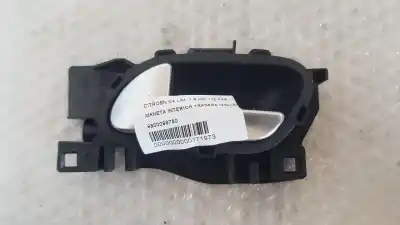 Peça sobressalente para automóvel em segunda mão Puxador Interior Traseiro Esquerdo por CITROEN C4 LIM. 1.6 HDI 115 FAP Referências OEM IAM 9800099780  