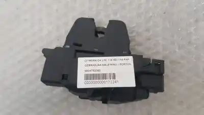 Peça sobressalente para automóvel em segunda mão fechadura do mala por citroen c4 lim. 1.6 hdi 115 fap referências oem iam 9804762080
