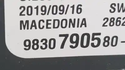 Pezzo di ricambio per auto di seconda mano scatola relè/fusibili per opel vivaro c furgoneta (k0) 2.0 riferimenti oem iam 9830790580  
