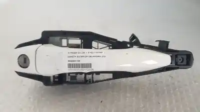 Peça sobressalente para automóvel em segunda mão puxador exterior dianteiro esquerdo por citroen c4 lim. 1.6 hdi 115 fap referências oem iam 9688834180