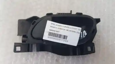 Автозапчасти б/у левая передняя внутренняя ручка за opel vivaro c furgoneta (k0) 2.0 ссылки oem iam 96555515xt