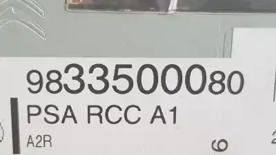 Pezzo di ricambio per auto di seconda mano impianto audio / radio cd per opel vivaro c furgoneta (k0) 2.0 riferimenti oem iam 9833500080  