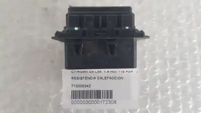 Peça sobressalente para automóvel em segunda mão resistência sofagem chauffage por citroen c4 lim. 1.6 hdi 115 fap referências oem iam t1000034zc