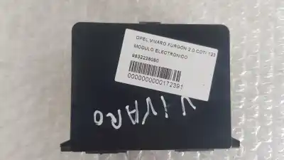 Recambio de automóvil de segunda mano de MODULO ELECTRONICO para OPEL VIVARO C FURGONETA (K0)  referencias OEM IAM 9832228080  
