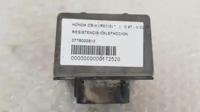 Second-hand car spare part HEATER BLOWER for HONDA CR-V (RD1/3)  OEM IAM references 0778000510  