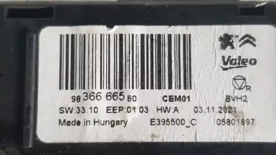 Автозапчасти б/у электронный модуль за citroen jumpy iii autobús (v_) 1.5 bluehdi 100 ссылки oem iam 9836666580  