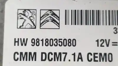 Second-hand car spare part ecu engine control for opel vivaro c furgoneta (k0) 2.0 oem iam references 9818035080  
