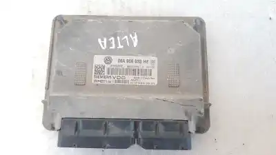Peça sobressalente para automóvel em segunda mão centralina de motor uce por seat leon (1p1) reference referências oem iam 06a906033he  