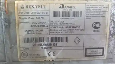 Автозапчастина б/у аудіо система / радіо cd для dacia logan ii 1.5 dci diesel fap cat посилання на oem iam 281155216r  
