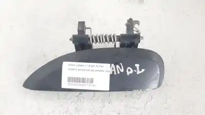 Peça sobressalente para automóvel em segunda mão puxador exterior dianteiro esquerdo por dacia logan ii 1.5 dci diesel fap cat referências oem iam 