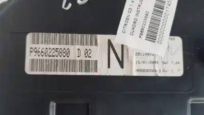 Peça sobressalente para automóvel em segunda mão quadrante por citroen c3 1.4 hdi exclusive referências oem iam p9660225880  