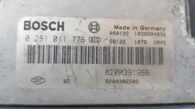 Second-hand car spare part ecu engine control for renault scenic ii emotion oem iam references 0281011776  