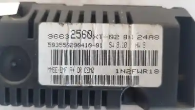 Second-hand car spare part multifunction display for citroen c3 1.4 hdi exclusive oem iam references 96632560xt  