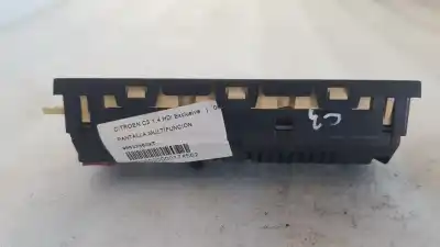 Second-hand car spare part multifunction display for citroen c3 1.4 hdi exclusive oem iam references 96632560xt  