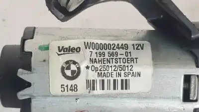 Pezzo di ricambio per auto di seconda mano motore tergicristallo posteriore per bmw serie 1 berlina (e81/e87) 2.0d 143 [118] fap riferimenti oem iam 7199569  