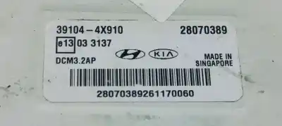 Peça sobressalente para automóvel em segunda mão centralina de motor uce por kia carnival 2.9 crdi cat referências oem iam 391044x910  