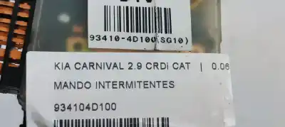 Second-hand car spare part indicator switch for kia carnival 2.9 crdi cat oem iam references 934104d100  