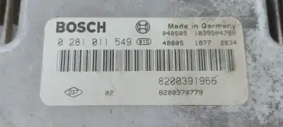 Second-hand car spare part ecu engine control for renault scenic ii emotion oem iam references 0281011549  