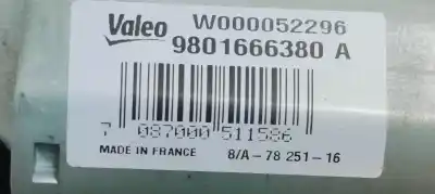 Автозапчастина б/у двигатель заднього склоочисника для citroen c4 cactus 1.2 vti 82 посилання на oem iam 9801666380a  