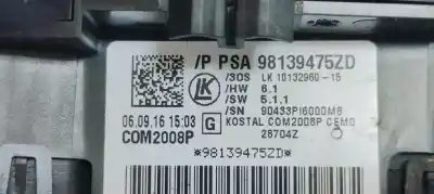 Pezzo di ricambio per auto di seconda mano comando multifunzione per citroen c4 cactus 1.2 vti 82 riferimenti oem iam 98139475zd  