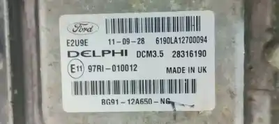 Second-hand car spare part ecu engine control for ford galaxy (ca1) 2.0 tdci cat oem iam references bg9112a650ng  