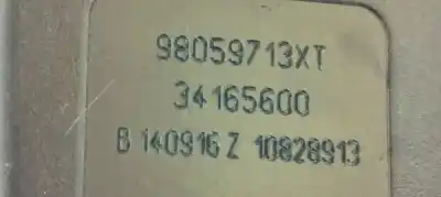 Peça sobressalente para automóvel em segunda mão chicote / encaixe cinto segurança traseiro direito por citroen c4 cactus 1.2 vti 82 referências oem iam 98059713xt  