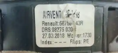 Автозапчастина б/у аераційна решіта для renault captur i (j5_, h5_) 1.2 tce 120 посилання на oem iam 08239006  
