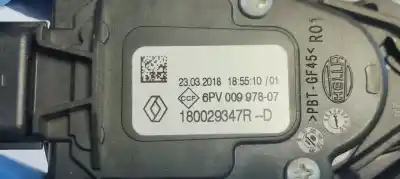 Автозапчастина б/у педаль акселератора для renault captur i (j5_, h5_) 1.2 tce 120 посилання на oem iam 180029347r  