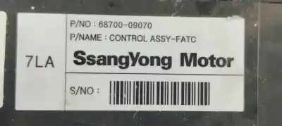 Автозапчастина б/у клімат-контроль для ssangyong kyron 2.0 посилання на oem iam 6870009070  