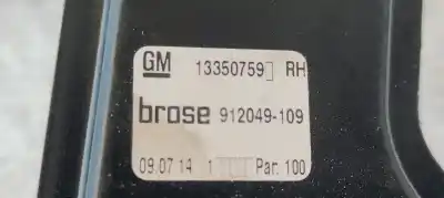İkinci el araba yedek parçası ön sag pencere regülatörü için opel astra j lim. 1.7 16v cdti oem iam referansları 13350759  