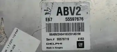 Tweedehands auto-onderdeel ecu motorcontroller voor opel astra j lim. 1.7 16v cdti oem iam-referenties 55579719  