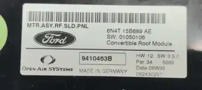 Second-hand car spare part electronic module for ford focus cabrio (ca5) 2.0 cat oem iam references 6n4t15b689ae  