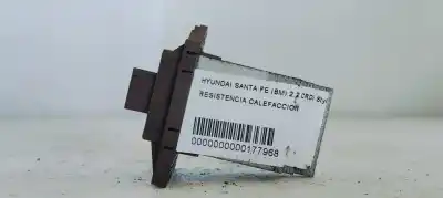 Peça sobressalente para automóvel em segunda mão resistência sofagem chauffage por hyundai santa fe (bm) 2.2 crdi cat referências oem iam 