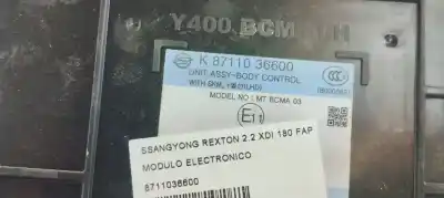 Автозапчастина б/у електронний модуль для ssangyong rexton 2.2 xdi 180 fap посилання на oem iam 8711036600  