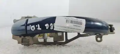 Peça sobressalente para automóvel em segunda mão puxador exterior traseiro direito por volkswagen touareg (7la) 2.5 tdi referências oem iam 7l0839886a