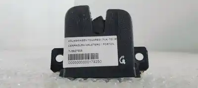 Peça sobressalente para automóvel em segunda mão fechadura do mala por volkswagen touareg (7la) 2.5 tdi referências oem iam 7l6827505