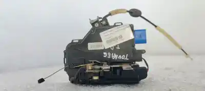 Peça sobressalente para automóvel em segunda mão fechadura da porta traseira direita por volkswagen touareg (7la) 2.5 tdi referências oem iam 7l0839016