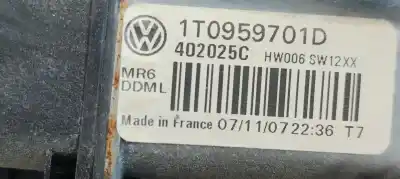 Second-hand car spare part driver left window regulator for skoda octavia combi (1z5) 2.0 tdi oem iam references 1t0959701d  