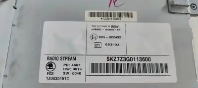 Second-hand car spare part audio system / radio cd for skoda octavia combi (1z5) 2.0 tdi oem iam references 1z0035161c  