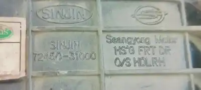 Автозапчастина б/у зовнішня ручка передня прав для ssangyong kyron 2.0 посилання на oem iam 7245031000  