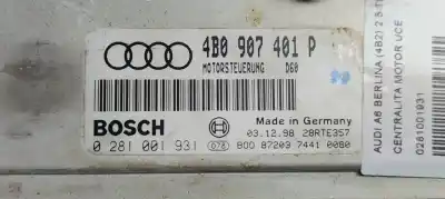 Second-hand car spare part ecu engine control for audi a6 berlina (4b2) 2.5 tdi oem iam references 0281001931  