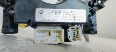 Peça sobressalente para automóvel em segunda mão fita do airbag por nissan note (e11e) 1.5dci 90 fap referências oem iam 255609u03c  