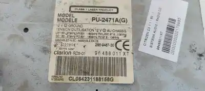Tweedehands auto-onderdeel audiosysteem / radio-cd voor citroen c3 i (fc_, fn_) 1.1 i oem iam-referenties 96488011xt  