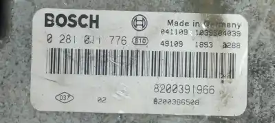 Second-hand car spare part ecu engine control for renault scenic ii emotion oem iam references 0281011776  