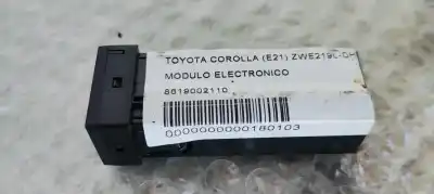 Peça sobressalente para automóvel em segunda mão módulo eletrônico por toyota corolla (e21) zwe219l-dhxnbw(6h) referências oem iam 8619002110  
