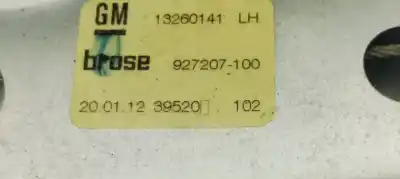 Second-hand car spare part rear left window regulator for opel zafira tourer 2.0 cdti cat oem iam references 13260141   Second-hand car spare part rear left window regulator for opel zafira tourer 2.0 cdti cat oem iam references 13260141