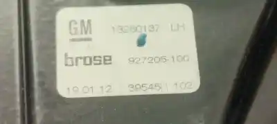 Автозапчастина б/у регулятор вікна передній лівий для opel zafira tourer 2.0 cdti cat посилання на oem iam 13260137   Автозапчастина б/у регулятор вікна передній лівий для opel zafira tourer 2.0 cdti cat посилання на oem iam 13260137