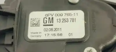 Second-hand car spare part accelerator pedal for opel zafira tourer 2.0 cdti cat oem iam references 13253781   Second-hand car spare part accelerator pedal for opel zafira tourer 2.0 cdti cat oem iam references 13253781