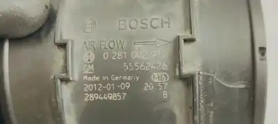 Second-hand car spare part flowmeter for opel zafira tourer 2.0 cdti cat oem iam references 0281002912   Second-hand car spare part flowmeter for opel zafira tourer 2.0 cdti cat oem iam references 0281002912