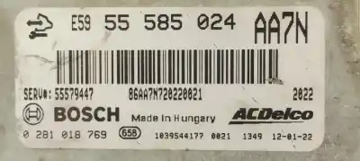 Автозапчасти б/у блок управления двигателем за opel zafira tourer 2.0 cdti cat ссылки oem iam 0281018769  